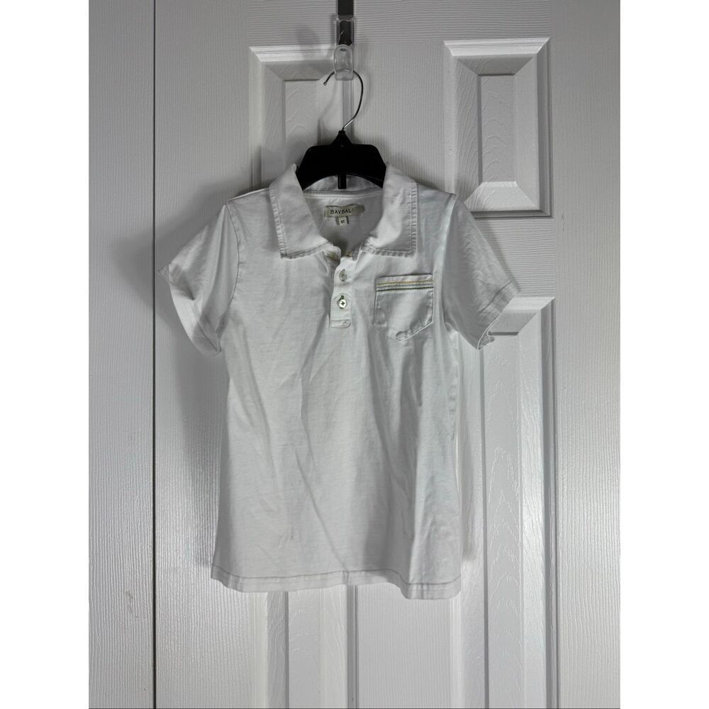 Baybala Boys White Polo Shirt Size 5t